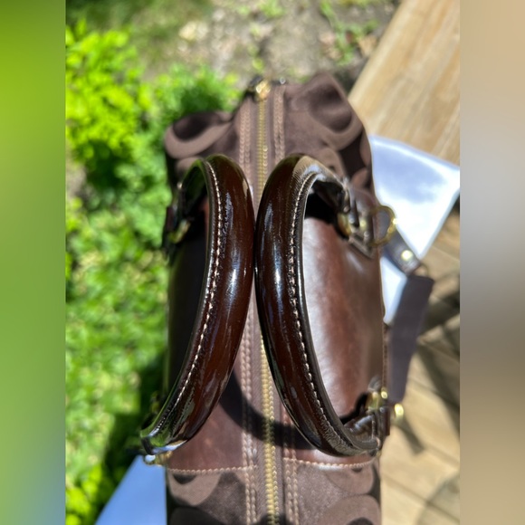 COACH ASHLEY MONOGRAM HANDBAG/SHOULDER BAG 2008 EUC - Picture 7 of 14